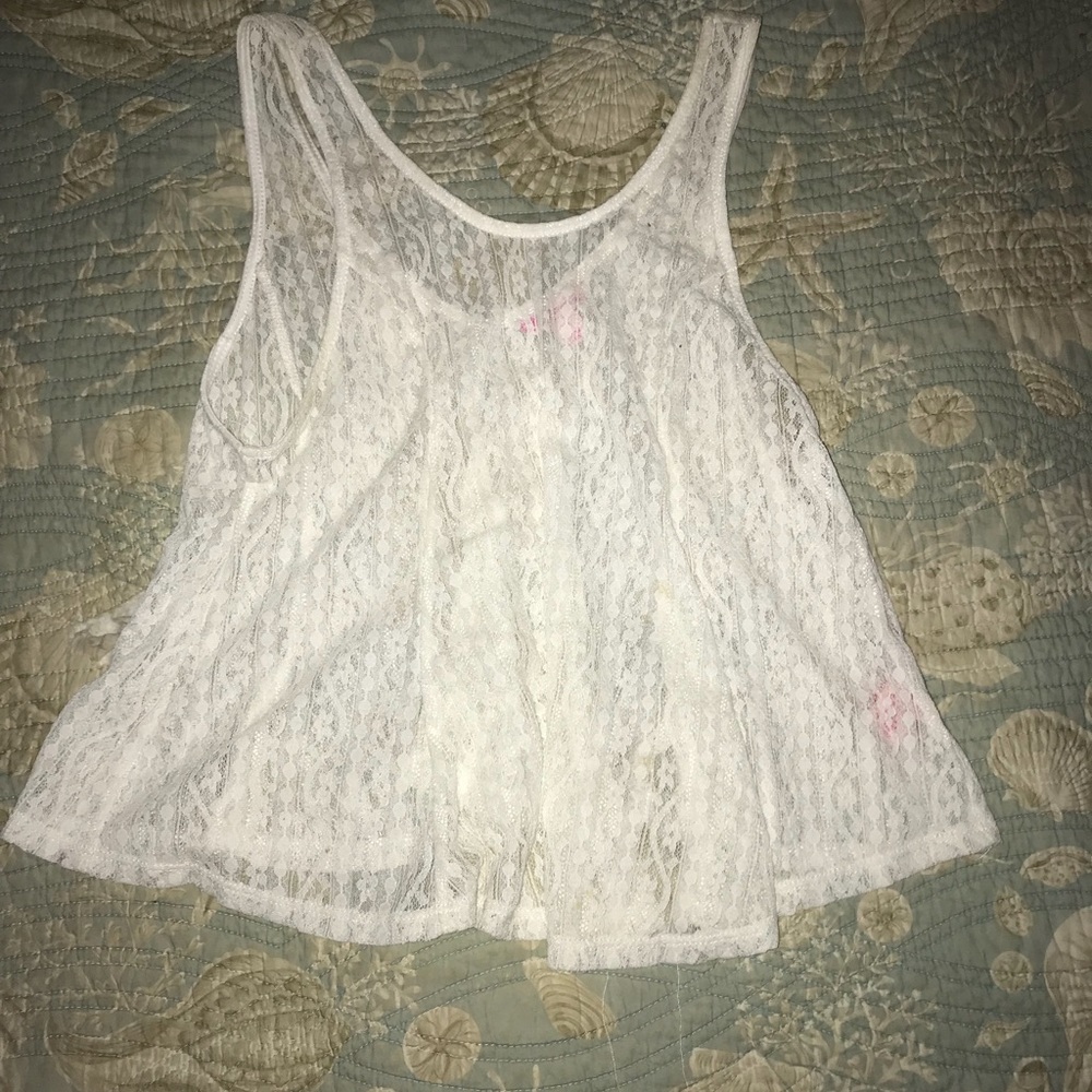 Shear Lace Tank Top